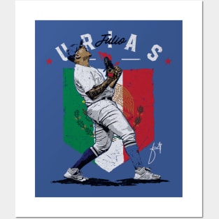 julio urias mexican flag Posters and Art